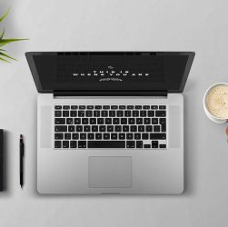 Laptop, coffee, arm — Get Maximum Return on Your Investment by Investing in Quality YouTube Views