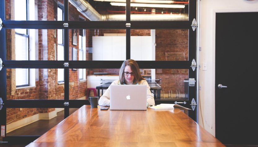 Student, typing, keyboard — How Grey Skirting Boards Can Transform Your Interiors