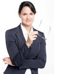 Business woman, woman, secretary — IP TV Brings International Channels to Your Screen Without Cable