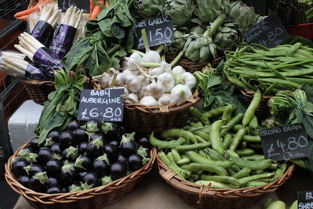 Market, vegetables, eggplant — Know About The Uses, Risks, And Health Benefits Of CBD Oil!