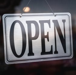 Sign, open sign, signage — Relaxation at Its Best: Swedish Massage