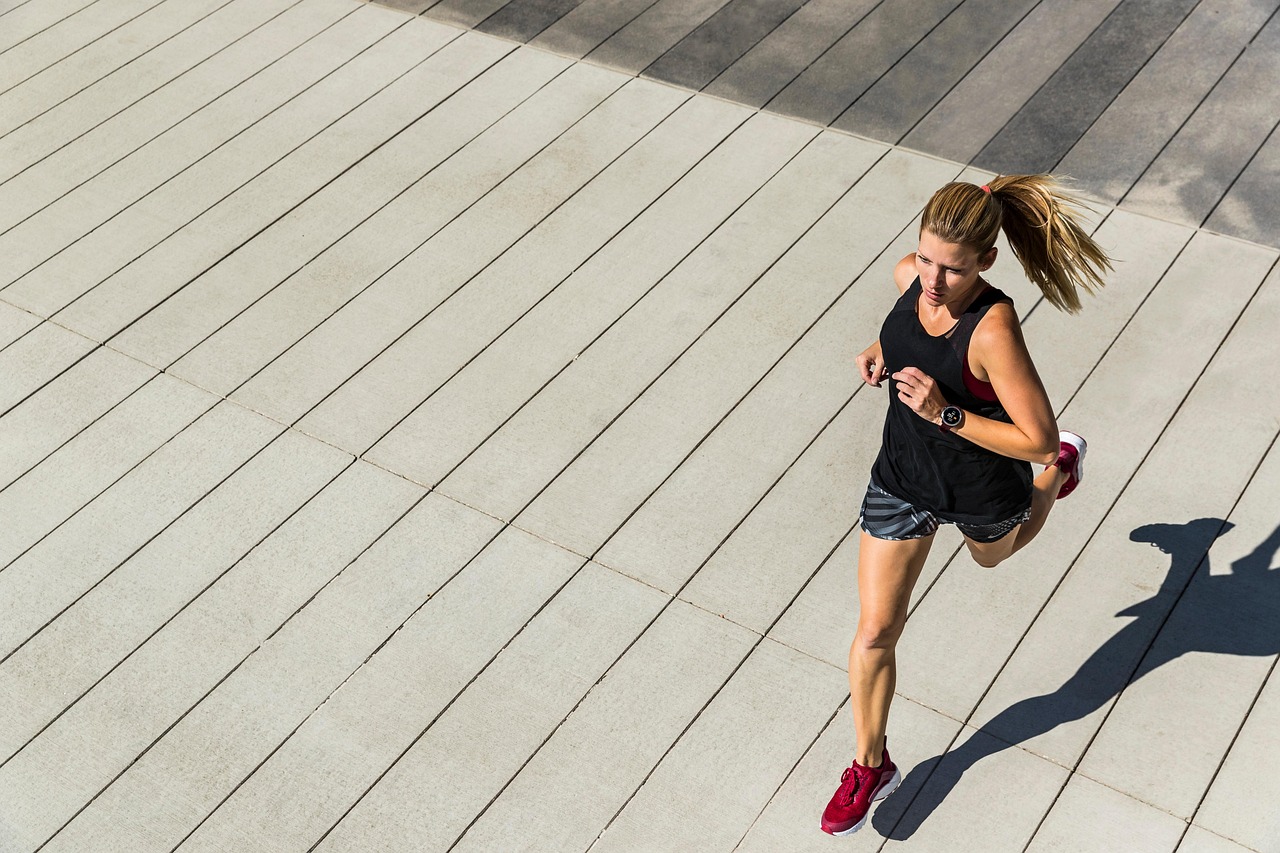 Running, woman, fitness — The Best Advice For Skin And Hair During The Rainy Season