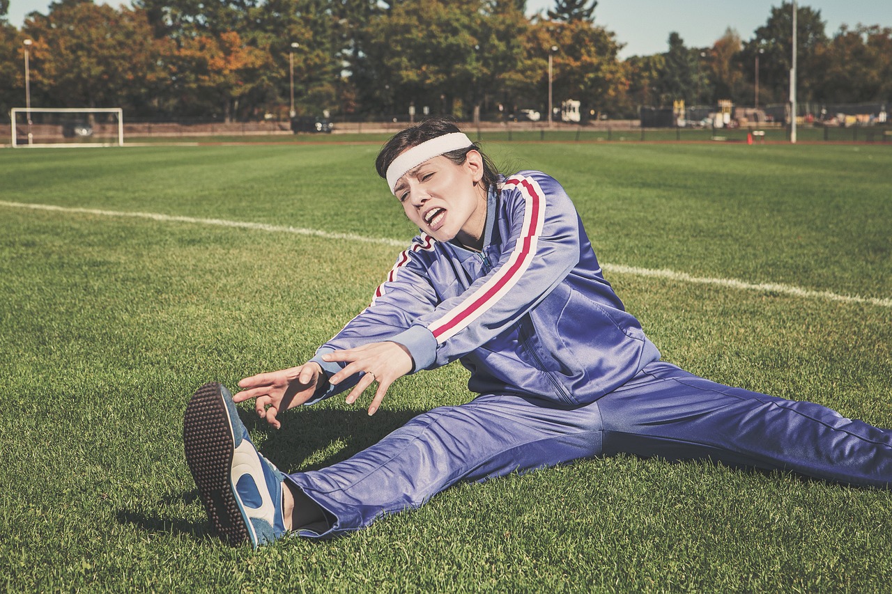 Stretching, sports, woman — The importance of the beauty of the face and corrective jaw surgery