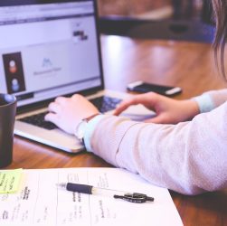 Student, typing, keyboard — The UK's Pharmaceutical Industry: A Pillar of Global Healthcare