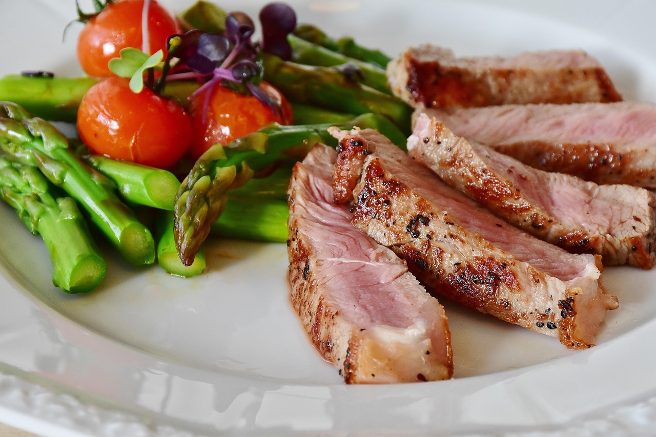 Asparagus, steak, veal steak — The Xtreme Fat Loss Diet