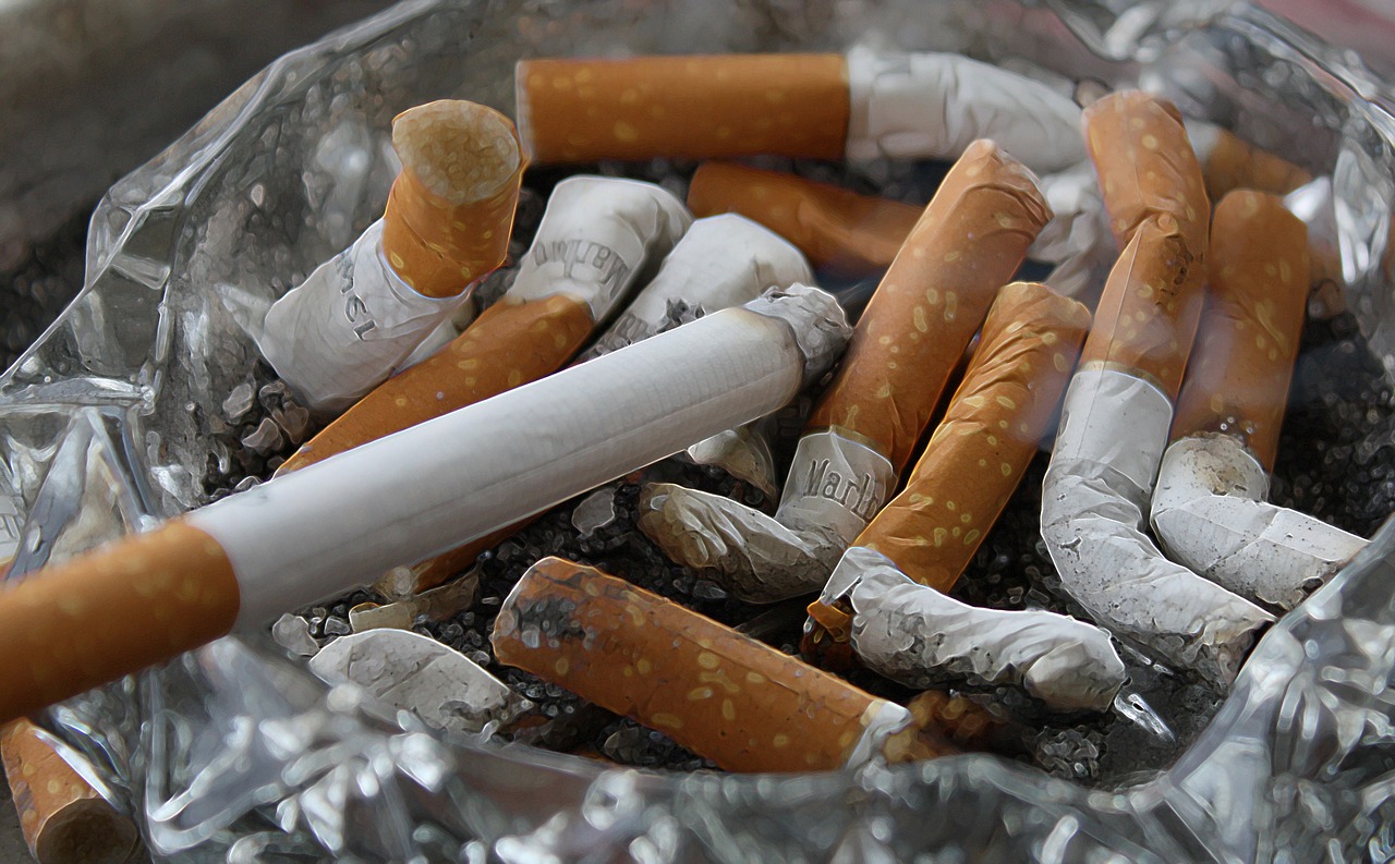 Cigarettes, ashtray, ash — Your First Orthodontist Appointment
